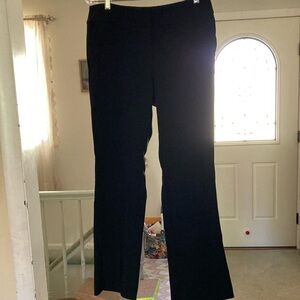 Low rise, black dress pants